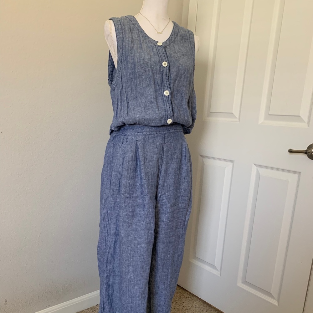 Free People Linen Jumpsuit